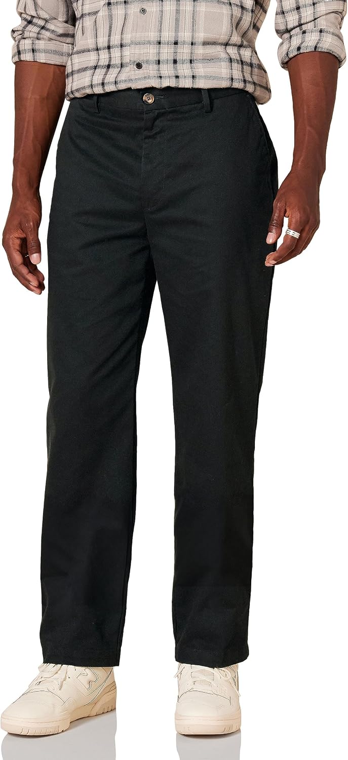 Men's Classic-Fit Wrinkle-Resistant Flat-Front Chino Pant