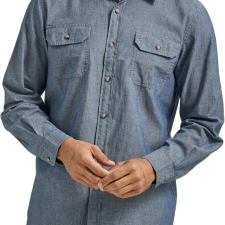 Men's Long Sleeve Classic Woven Shirt