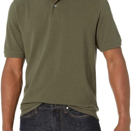 Men's Regular-Fit Cotton Pique Polo Shirt